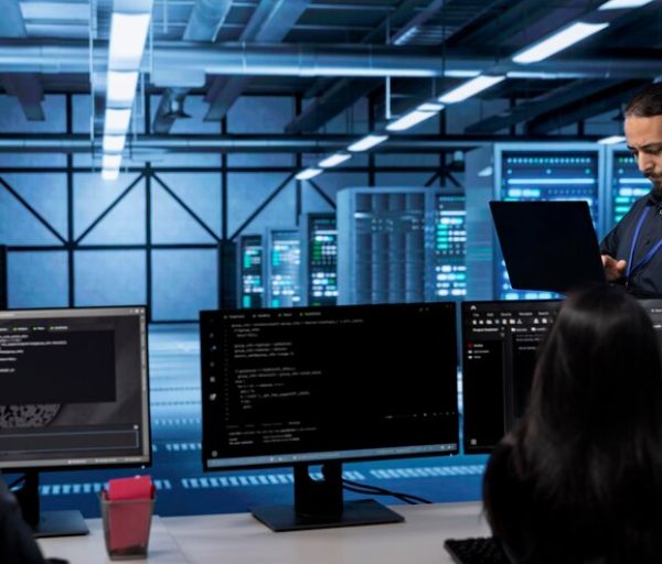 admin-doing-yearly-checkup-prolong-data-center-electronics-life-span_482257-99226